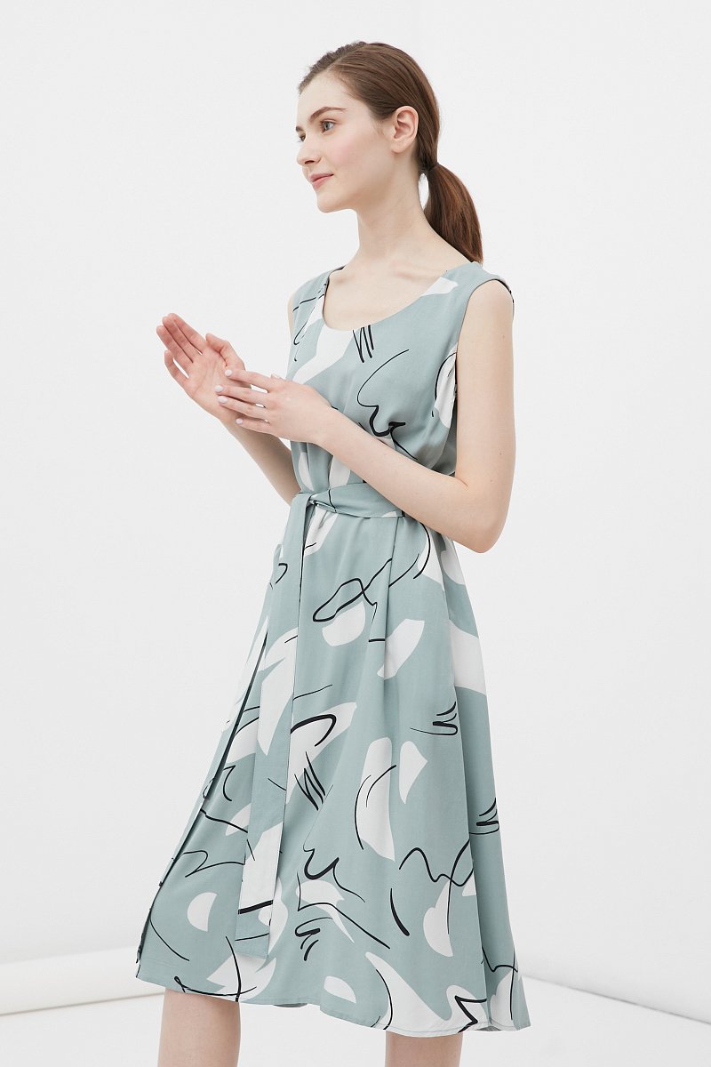 Платье женское из вискозы, Модель FSC110107, Фото №3