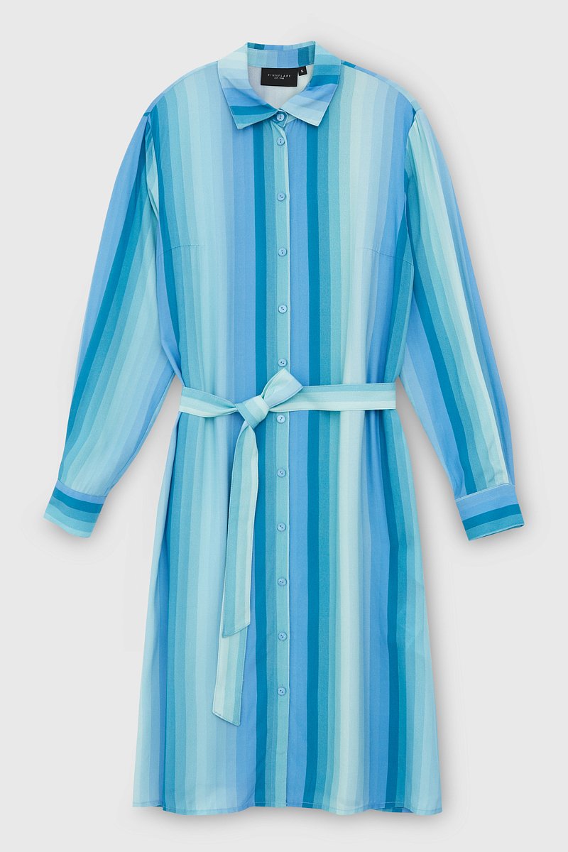 Платье-рубашка женское из вискозы, Модель FSC11051, Фото №7