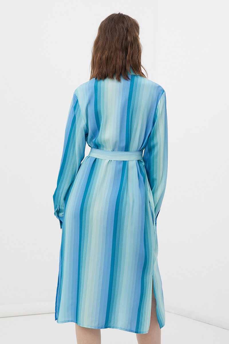 Платье-рубашка женское из вискозы, Модель FSC11051, Фото №4