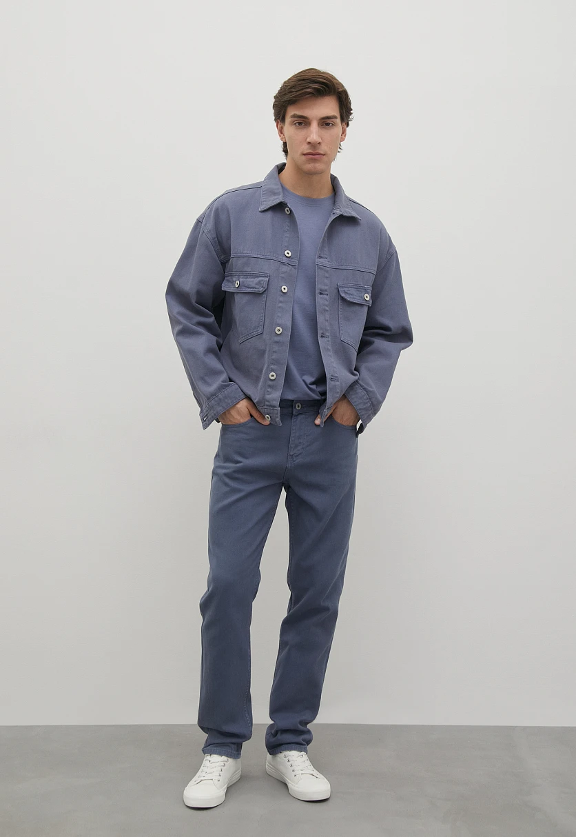 Джинсы straight fit мужские, Модель FSD25003, Фото №1