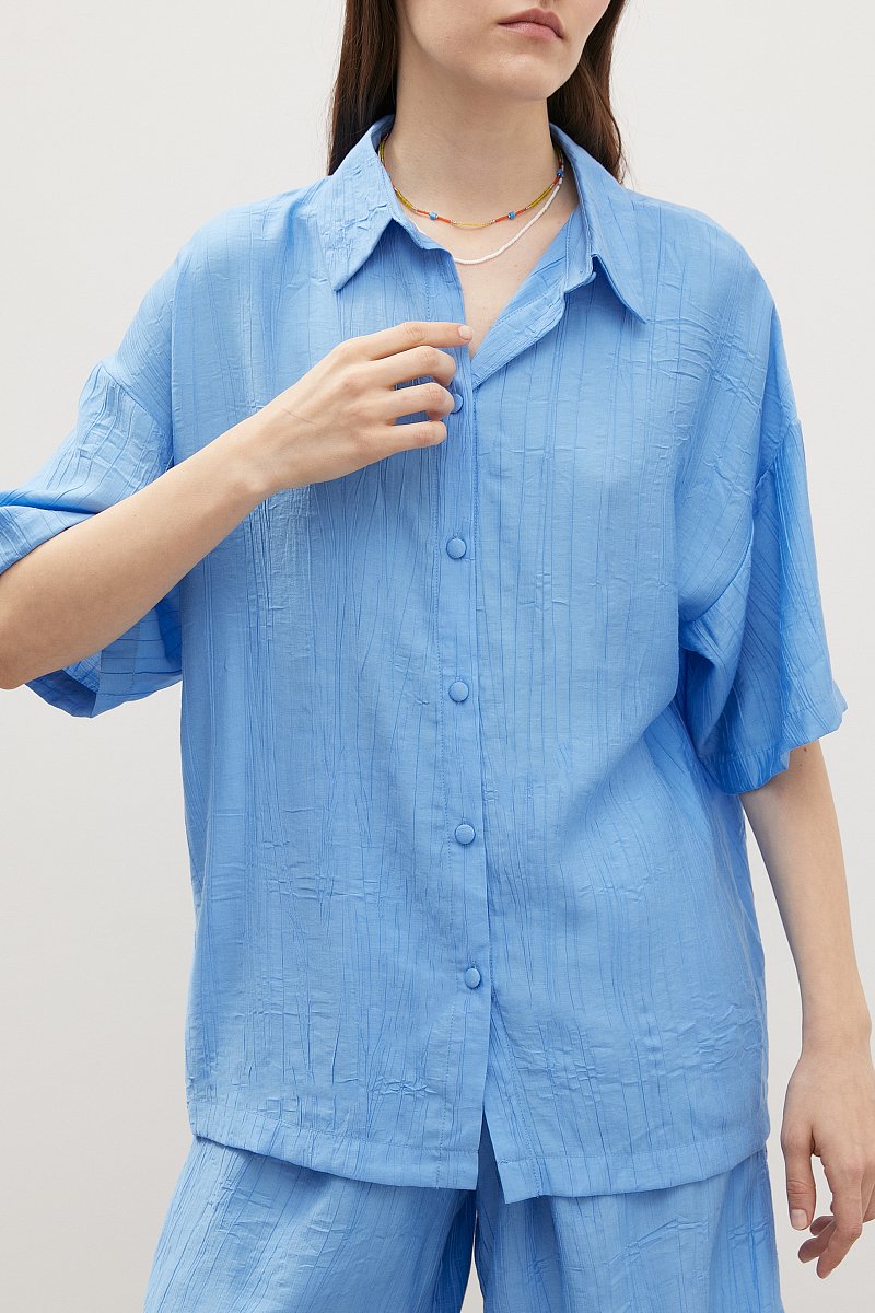 Рубашка с коротким рукавом, Модель FSD11033, Фото №3