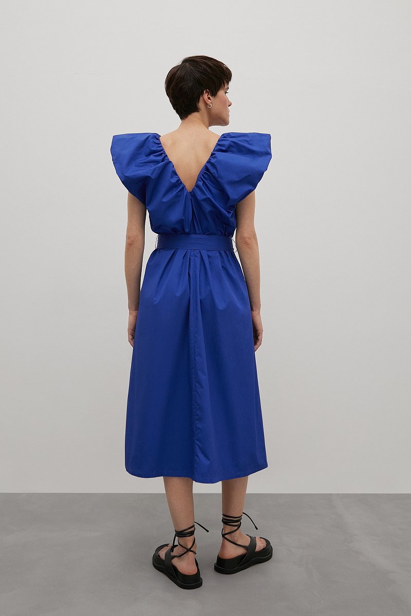 Платье с объемными рукавами, Модель FSD110148, Фото №5