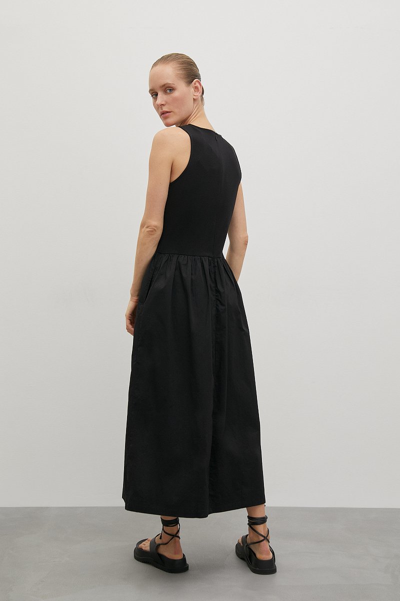 Платье в длине миди из хлопка, Модель FSD11059, Фото №4