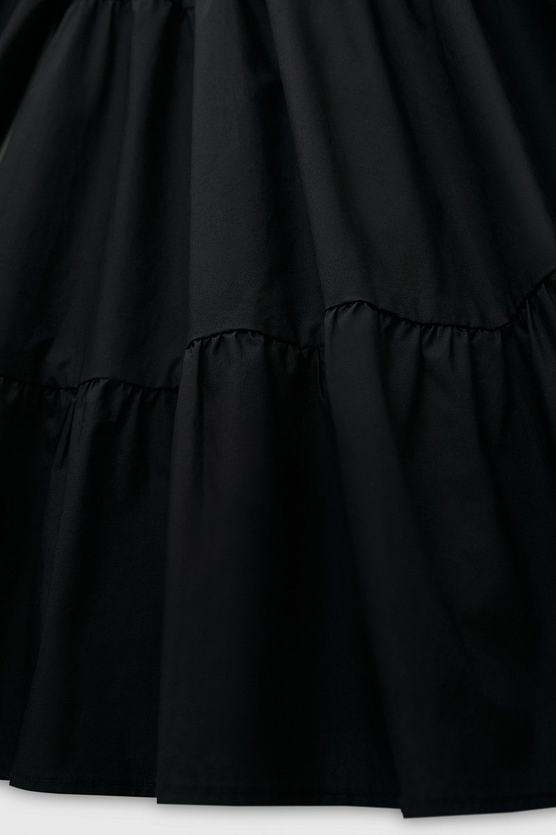Платье с рукавами-буфами из хлопка, Модель FSD11085, Фото №7
