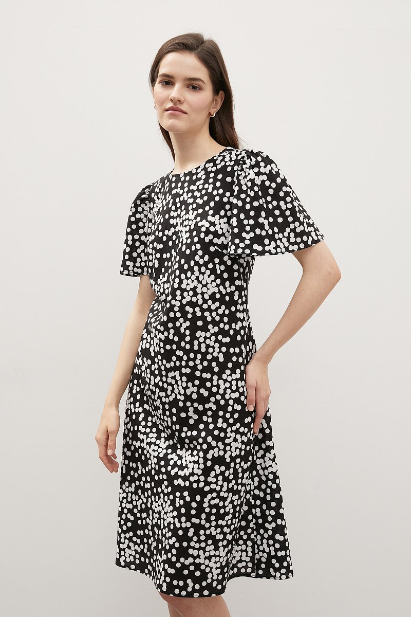 Платье с объемными рукавами, Модель FSD110170, Фото №4