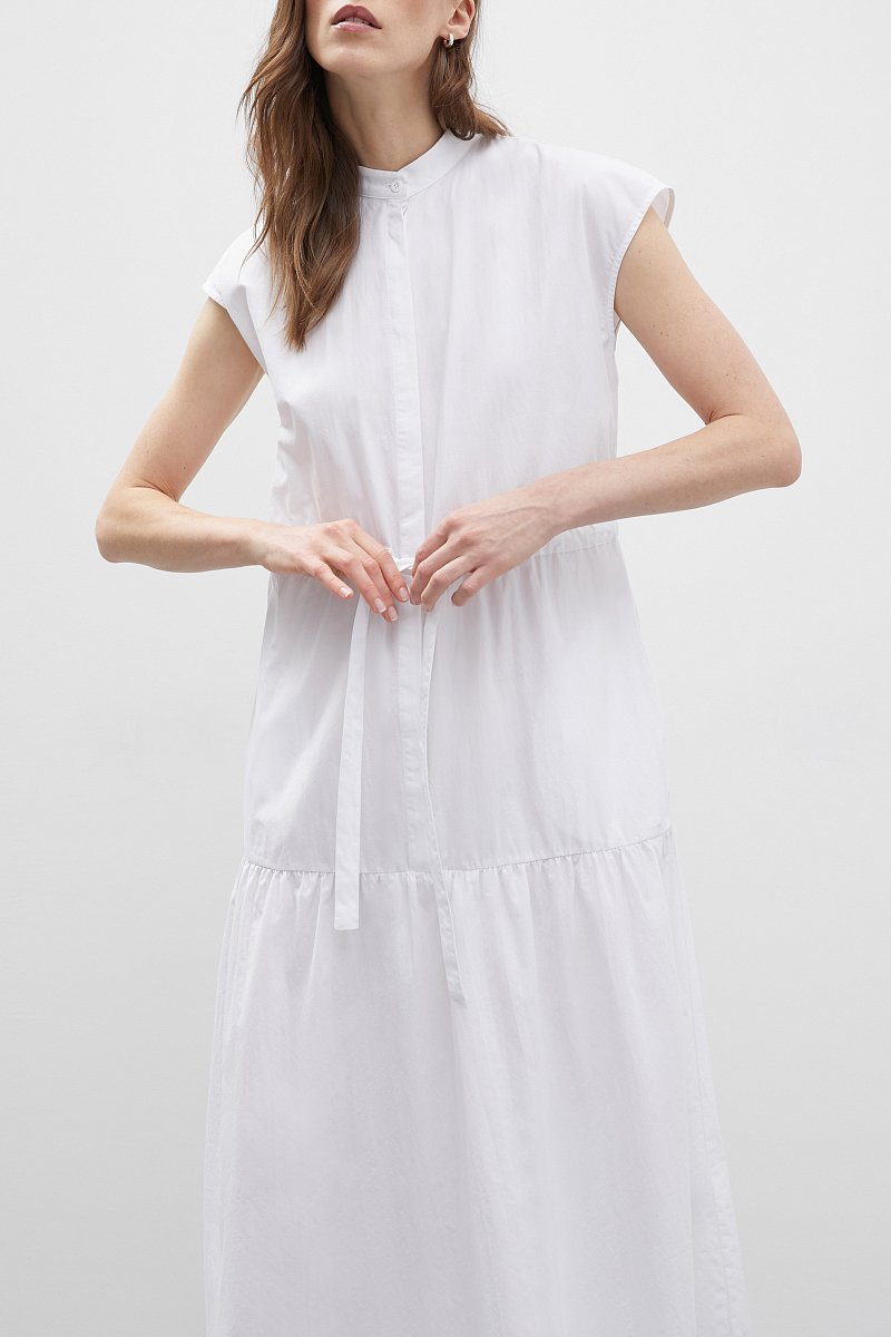 Платье из хлопка с воланом, Модель FSD110182, Фото №2