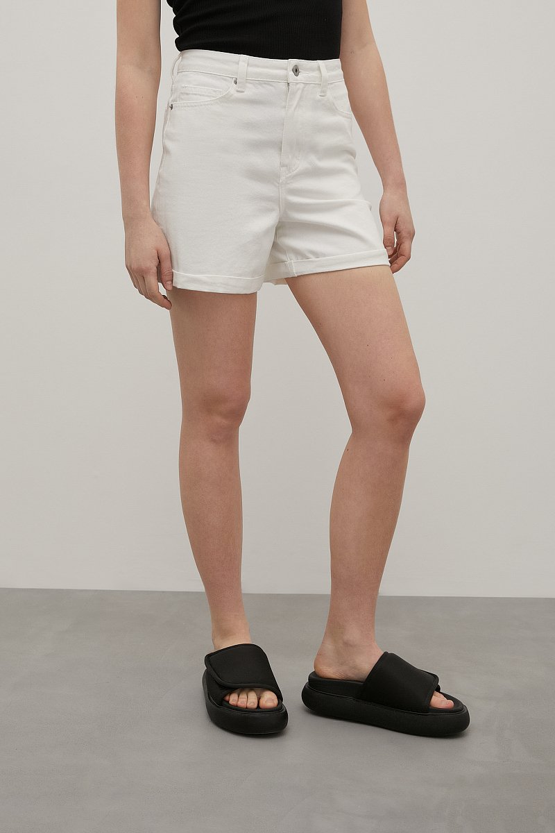 Базовые джинсовые шорты, Модель FSD15011, Фото №4
