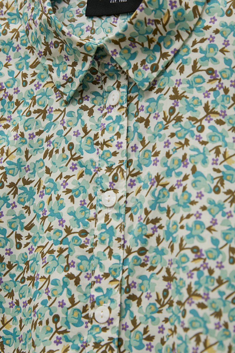 Рубашка с принтом из хлопка, Модель FSD110216, Фото №6
