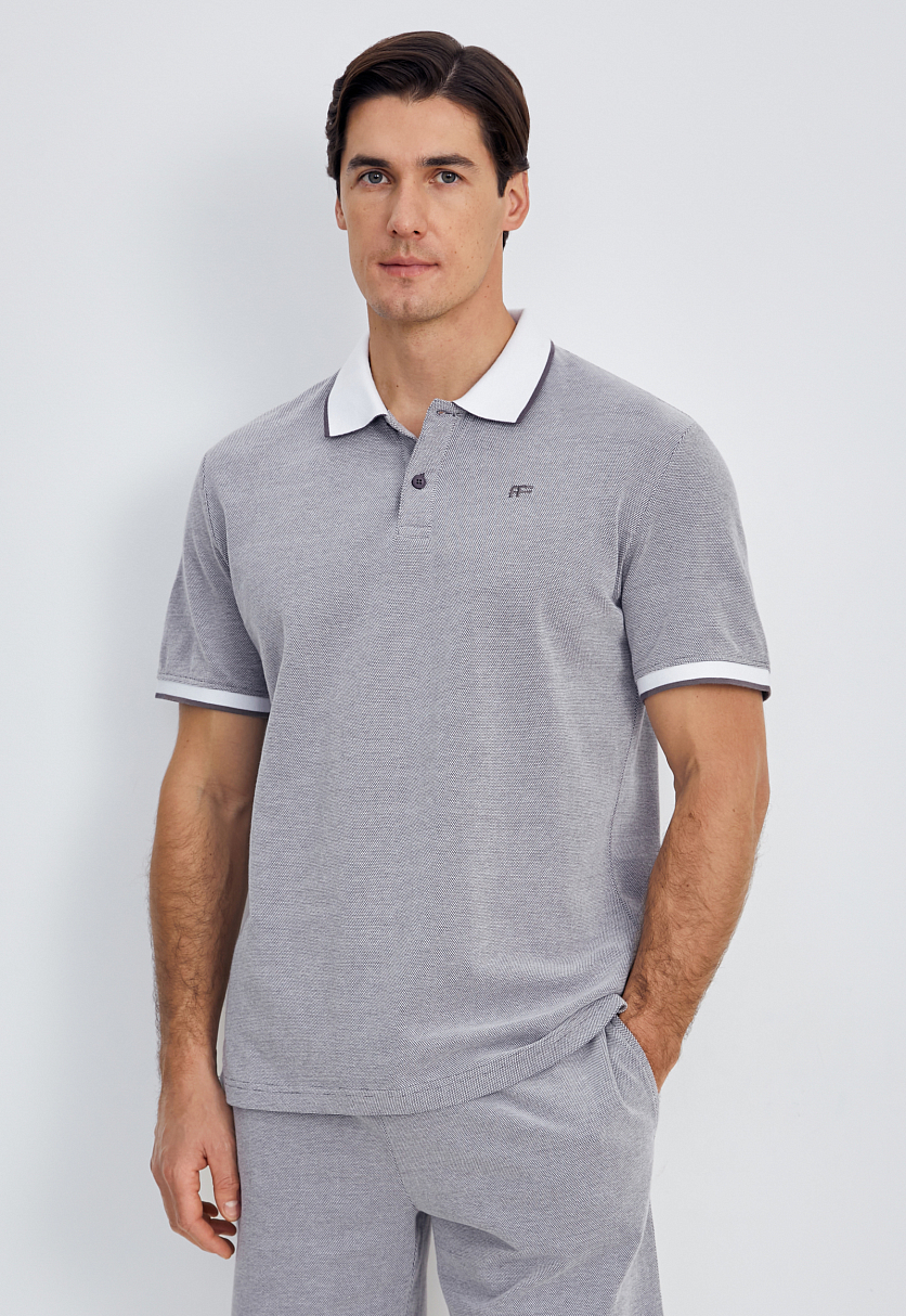 Поло с контрастной отделкой Поло с контрастной отделкой