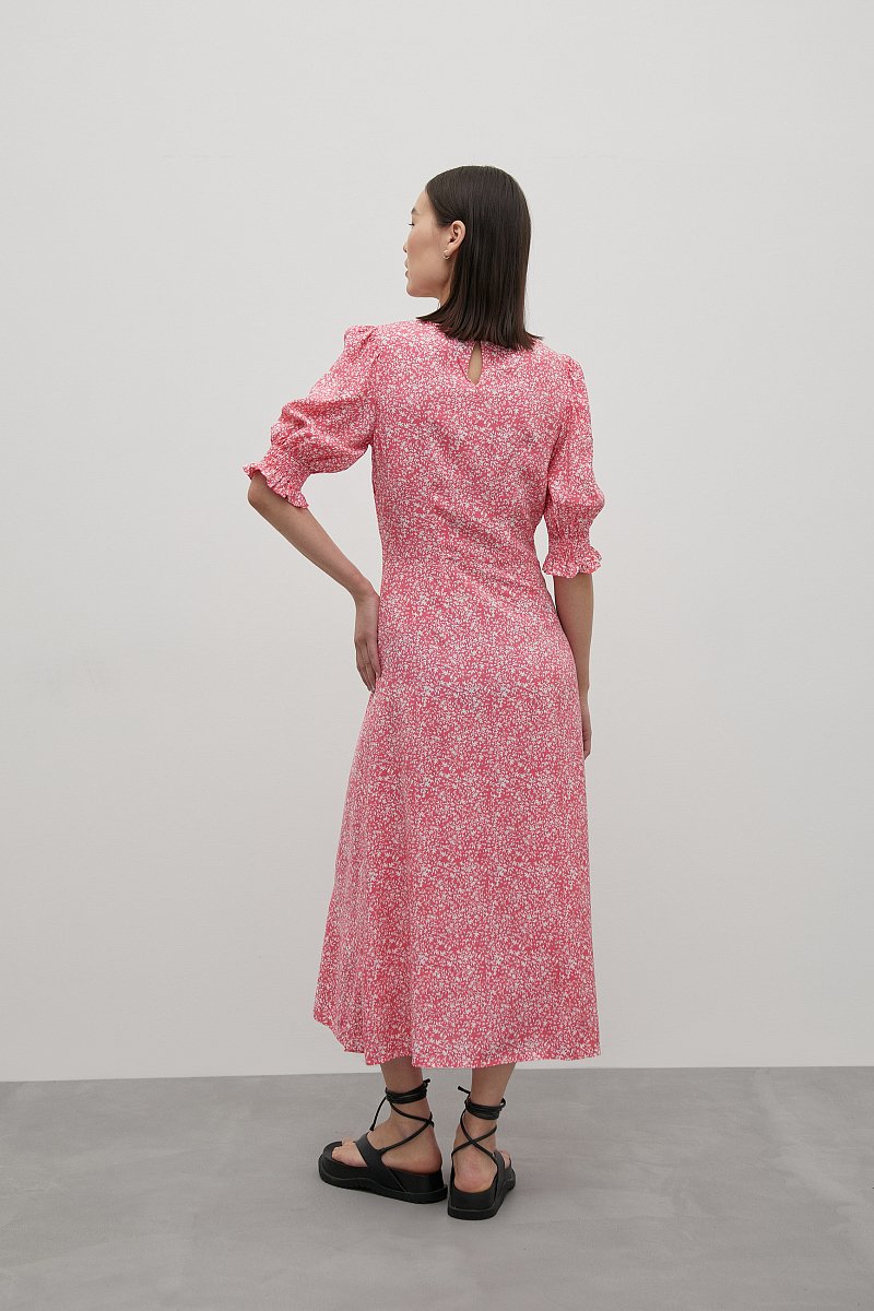 Платье с объемными рукавами, Модель FSD110183, Фото №5