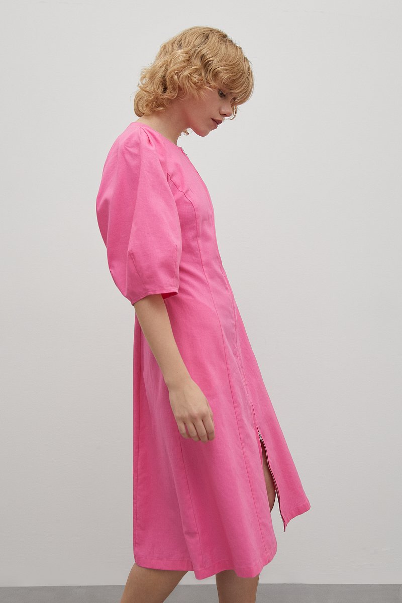 Платье с объемными рукавами, Модель FSD110123, Фото №4