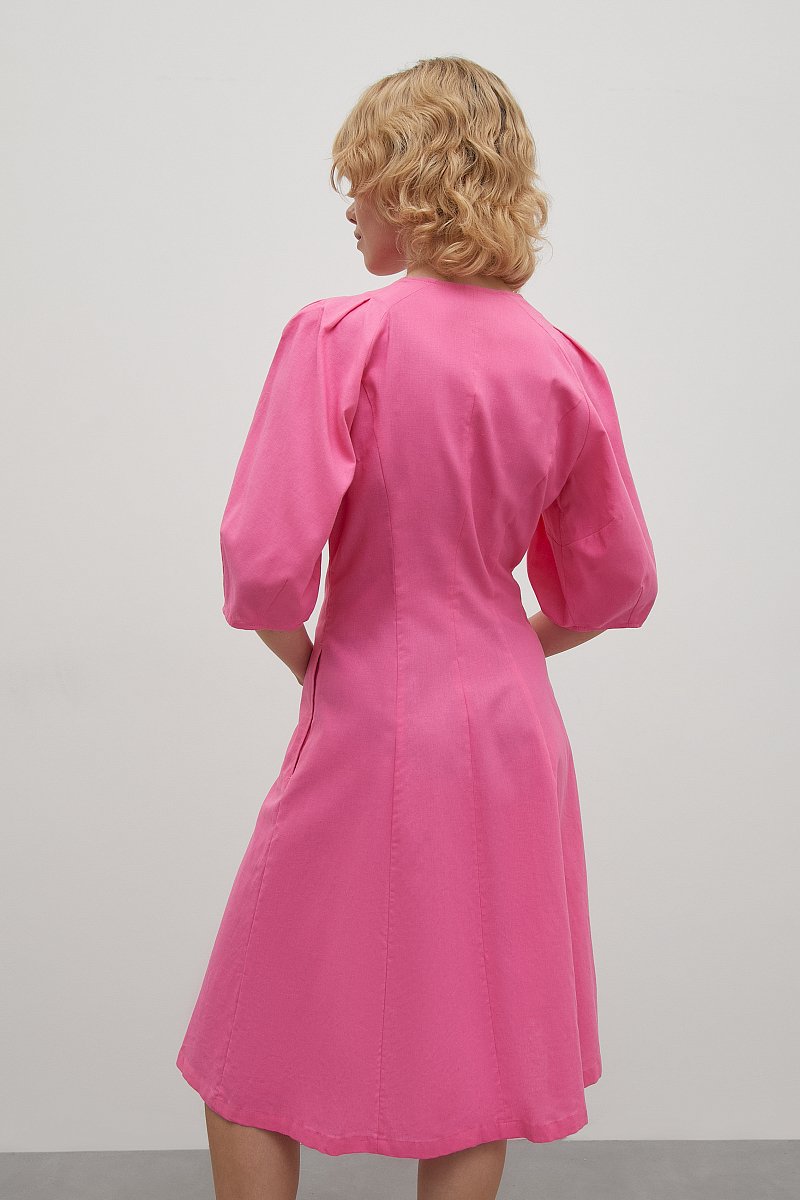 Платье с объемными рукавами, Модель FSD110123, Фото №5