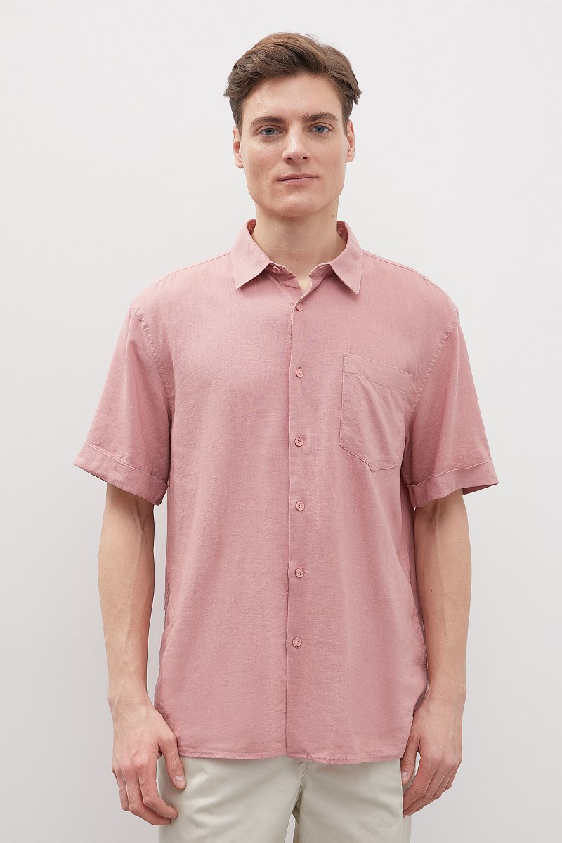 Льняная рубашка, Модель FSD21004, Фото №1