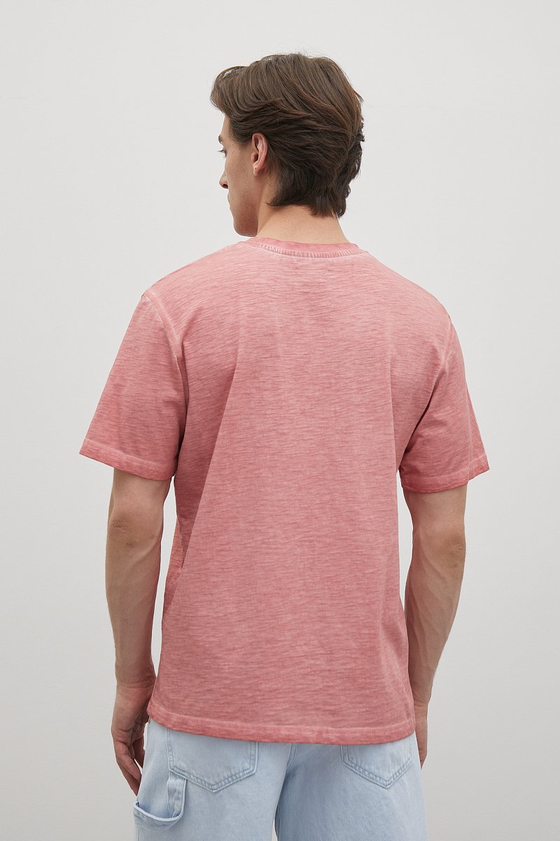 Базовая футболка из хлопка, Модель FSD21059, Фото №4