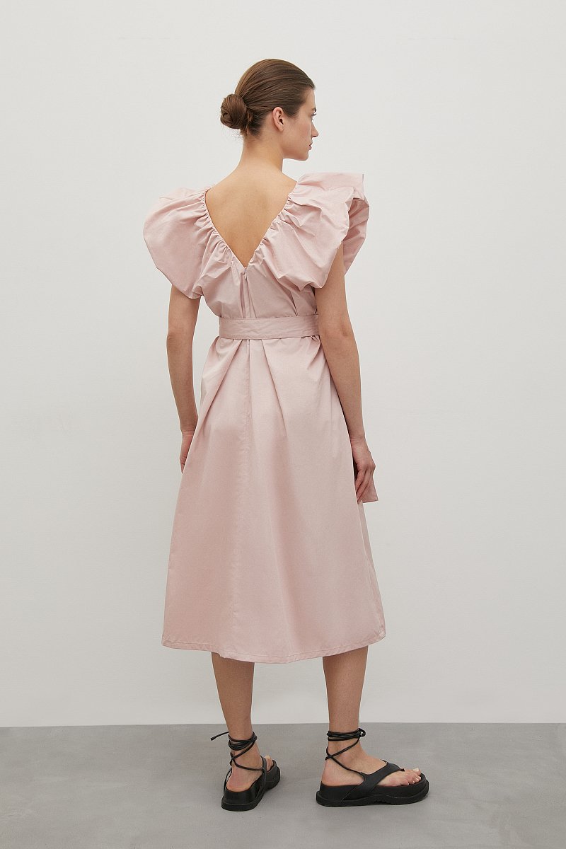 Платье с объемными рукавами, Модель FSD110148, Фото №4