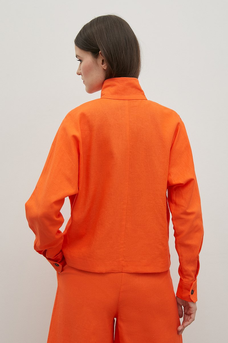 Льняная куртка, Модель FSD110198, Фото №5