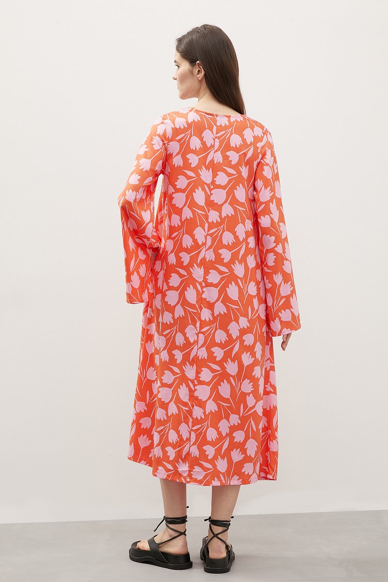 Платье с v-образным вырезом, Модель FSD110177, Фото №5