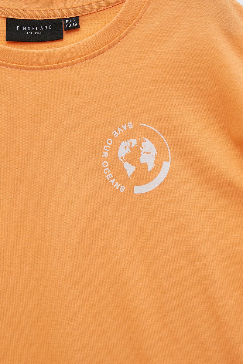 Укороченная футболка из хлопка, Модель FSD110151-1P, Фото №6