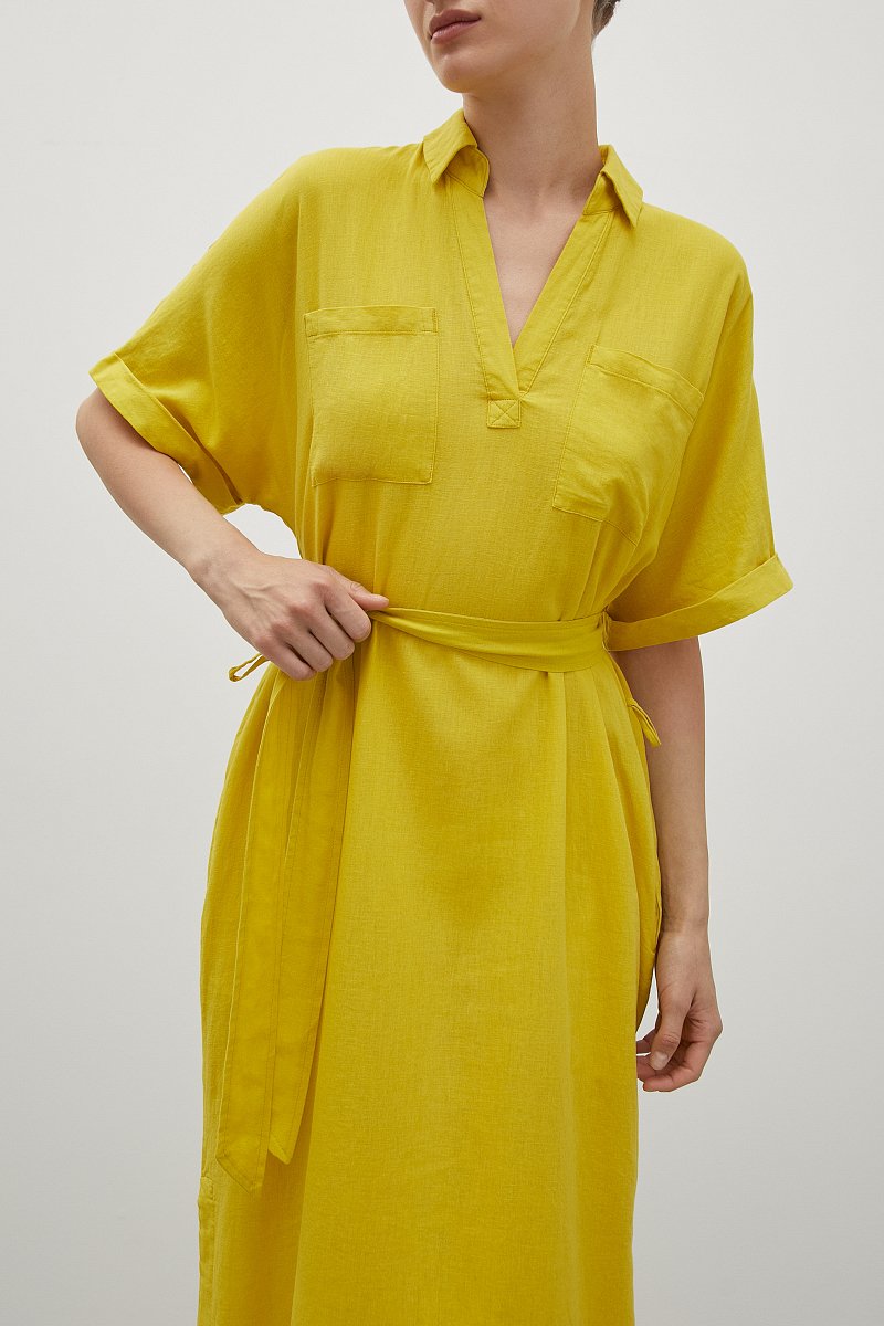 Льняное платье, Модель FSD110122, Фото №3