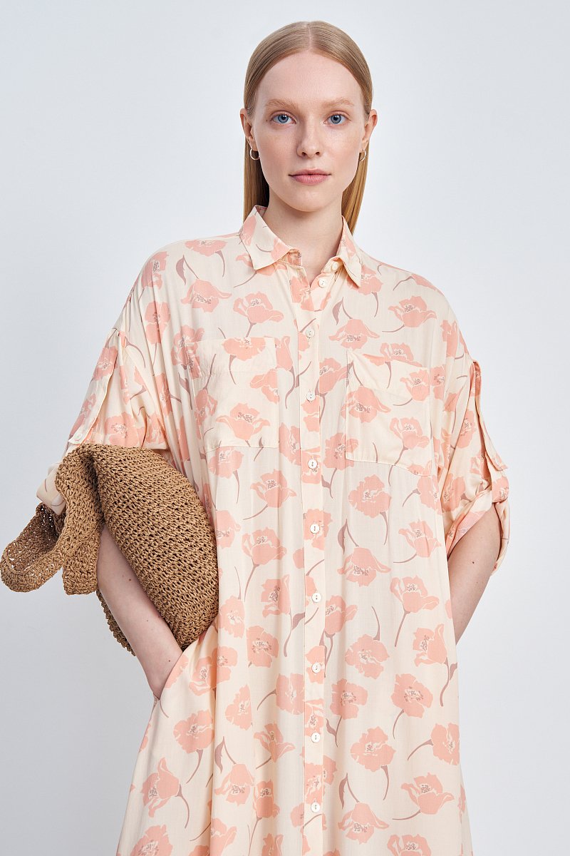 Платье-рубашка с принтом, Модель FSD110214, Фото №2
