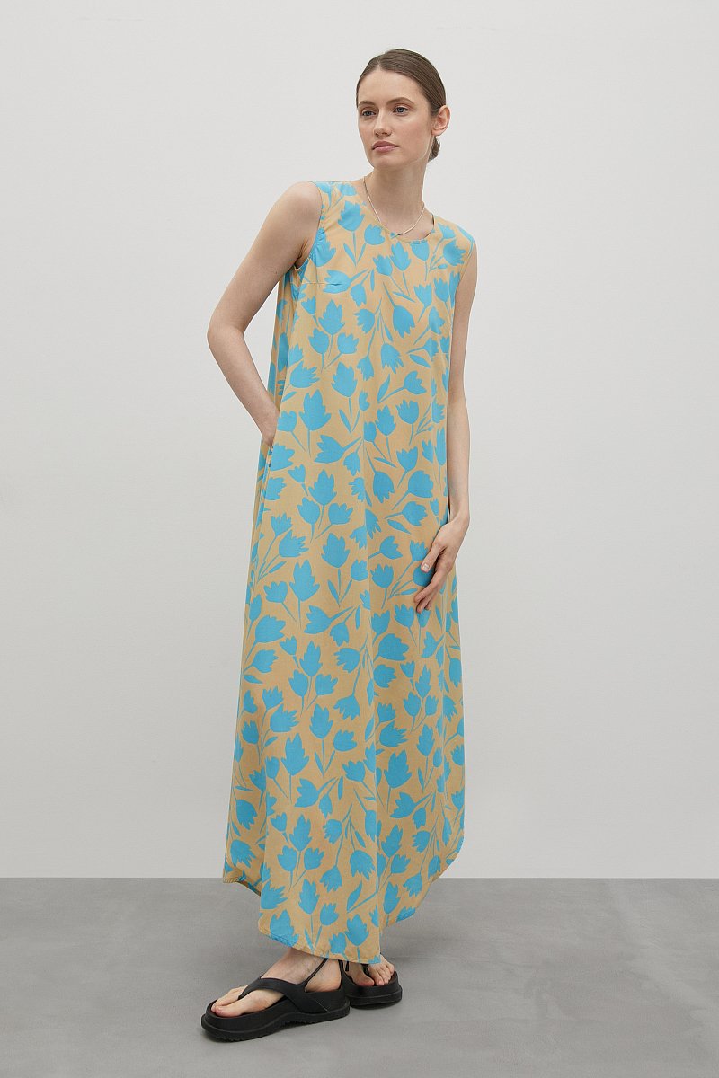 Платье из вискозы, Модель FSD11071-1, Фото №1