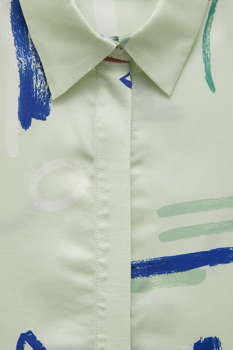 Рубашка с абстрактным принтом, Модель FSD110194, Фото №6
