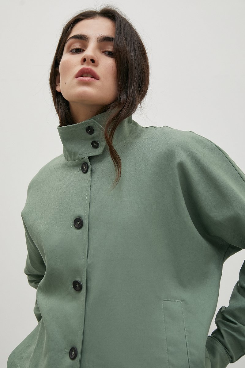 Льняная куртка, Модель FSD110198, Фото №3