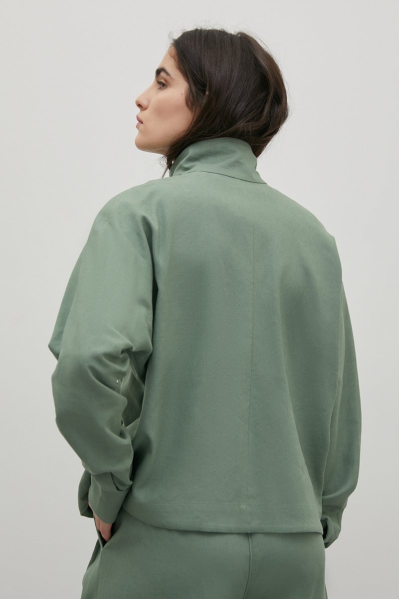 Льняная куртка, Модель FSD110198, Фото №5