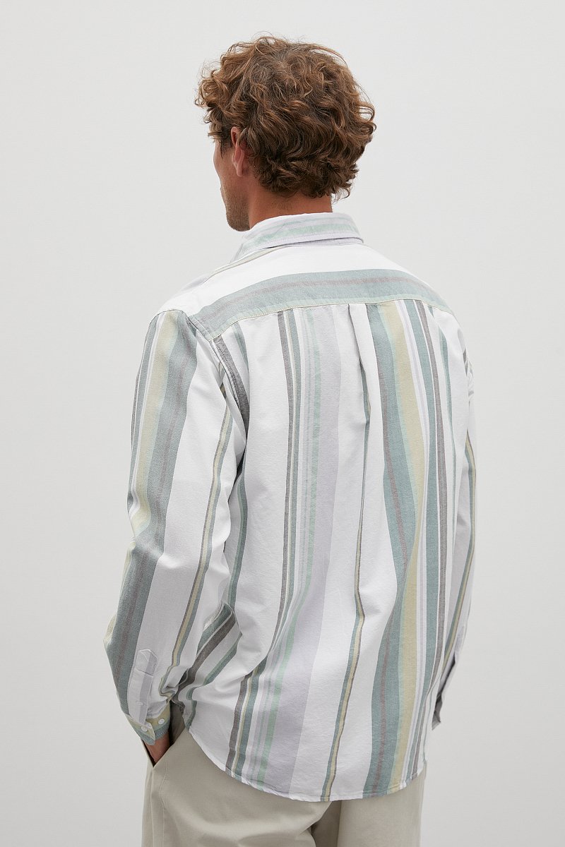 Рубашка в полоску, Модель FSD21069, Фото №5