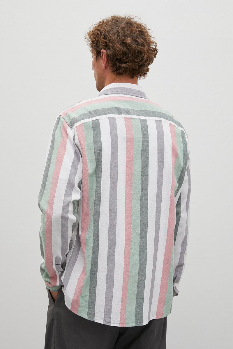 Рубашка в полоску, Модель FSD21070, Фото №5