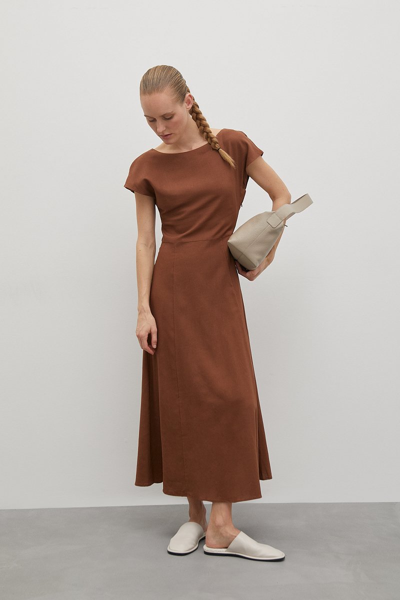 Платье с вырезом на спинке, Модель FSD110143, Фото №1