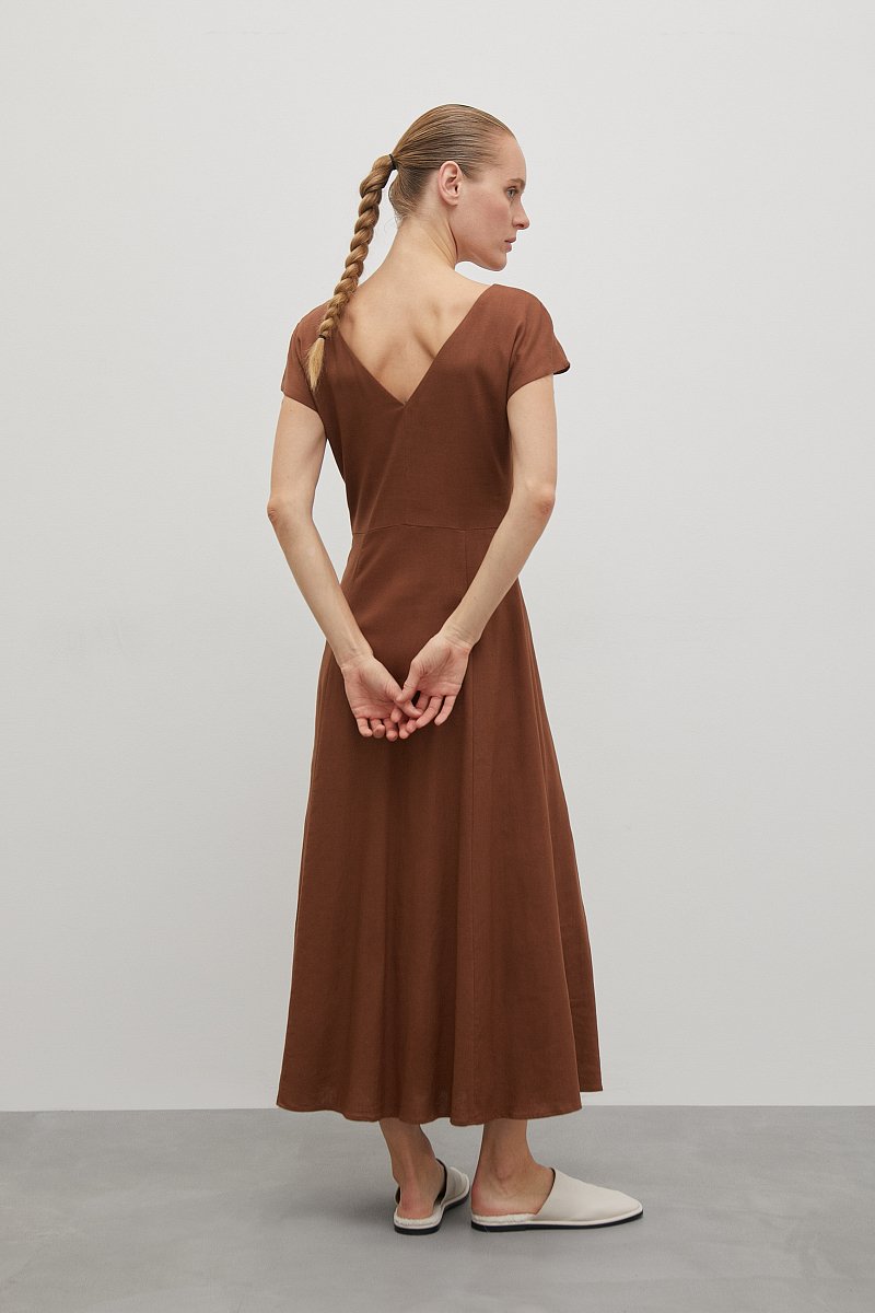 Платье с вырезом на спинке, Модель FSD110143, Фото №4
