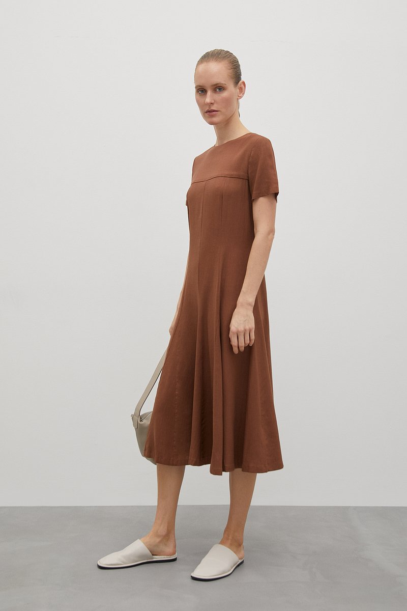 Платье с круглым вырезом, Модель FSD110145, Фото №3