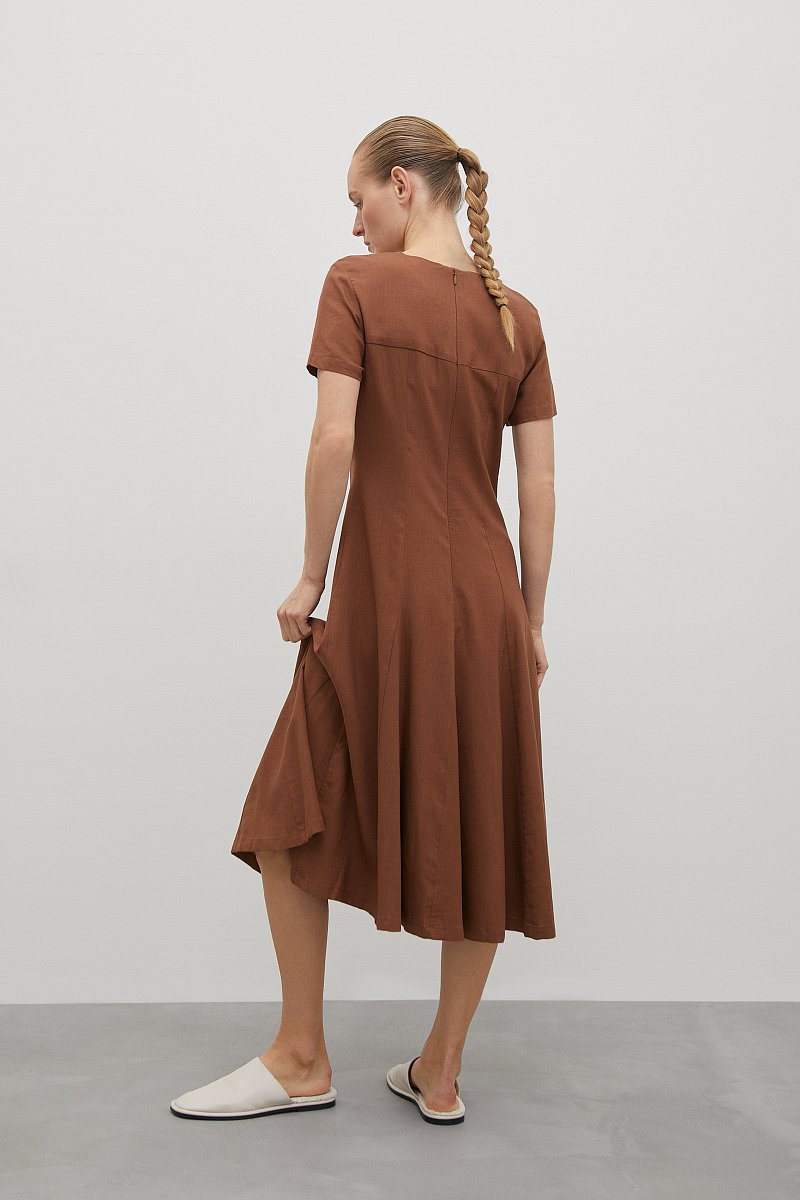 Платье с круглым вырезом, Модель FSD110145, Фото №4