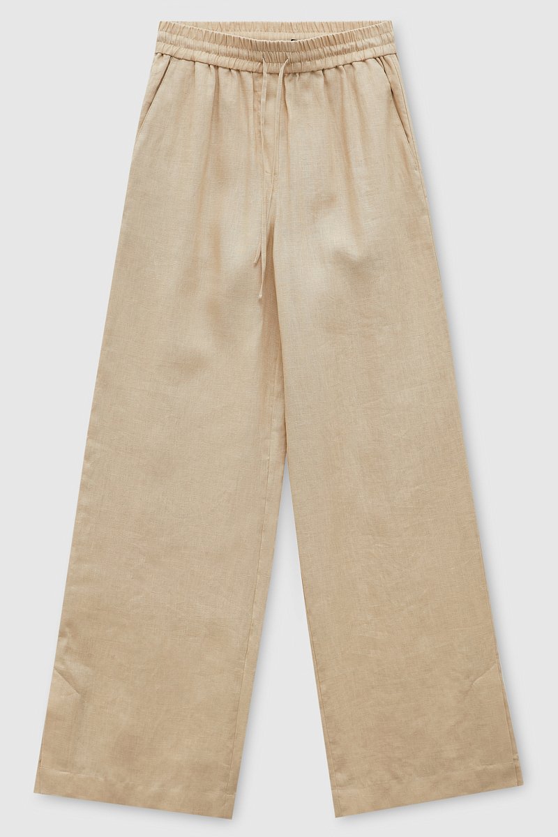 Базовые льняные брюки, Модель FSD11012, Фото №6