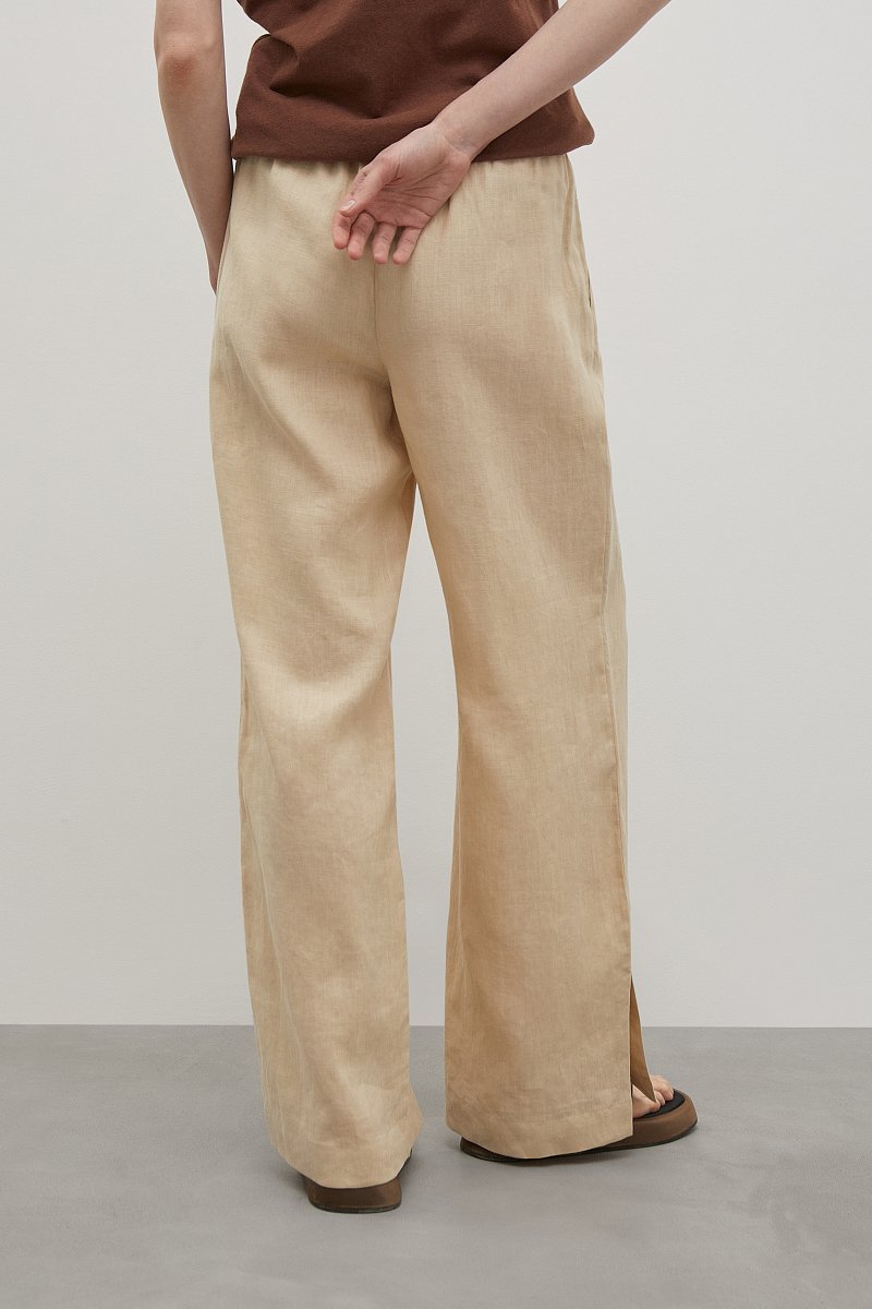 Базовые льняные брюки, Модель FSD11012, Фото №4