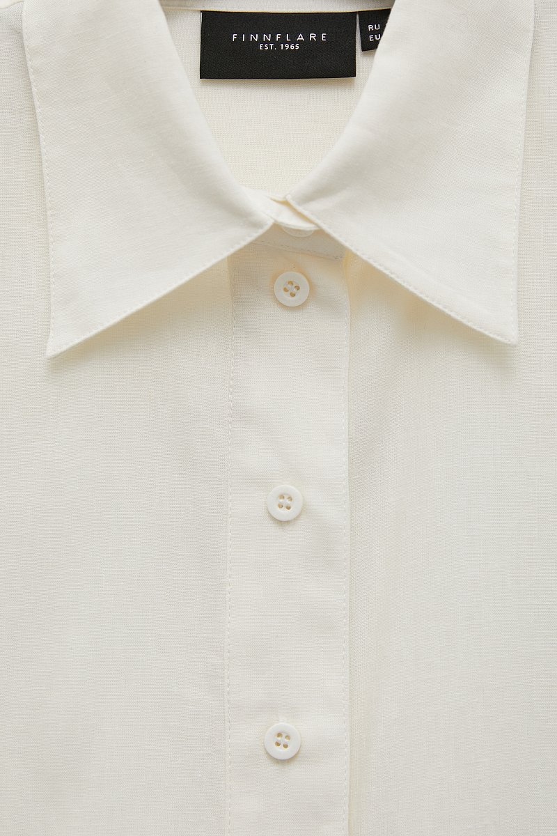 Льняная рубашка, Модель FSD11066, Фото №6