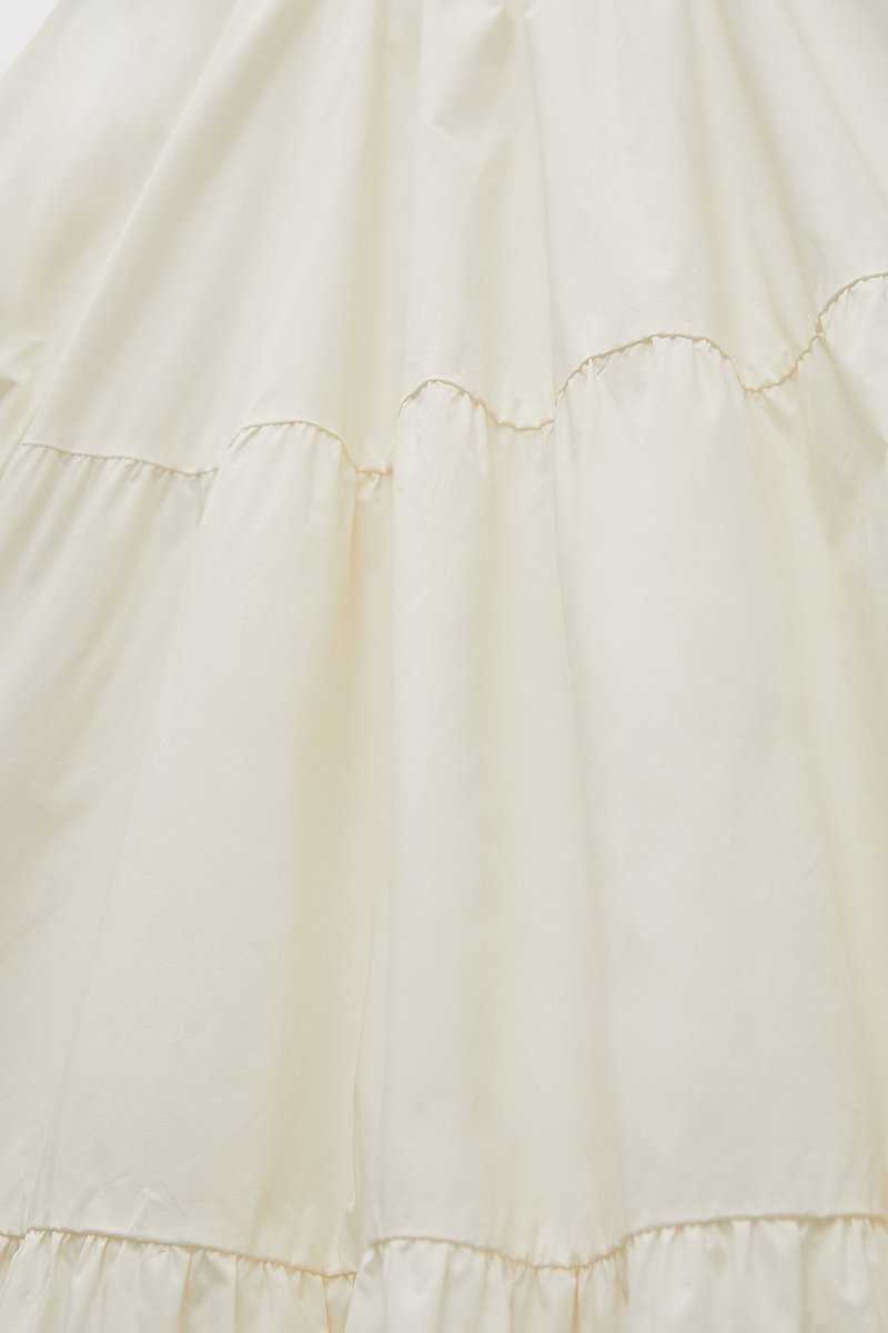 Платье с рукавами-буфами из хлопка, Модель FSD11085, Фото №6