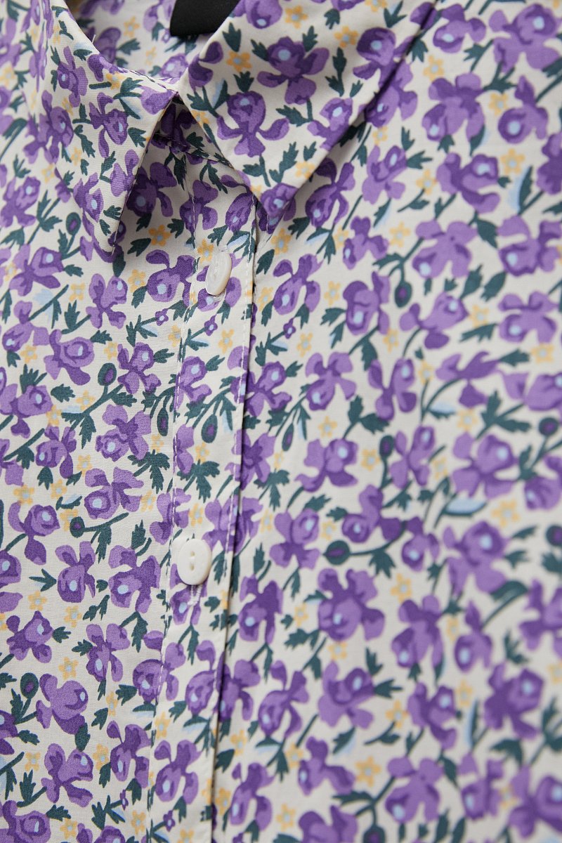 Рубашка с принтом из хлопка, Модель FSD110216, Фото №6
