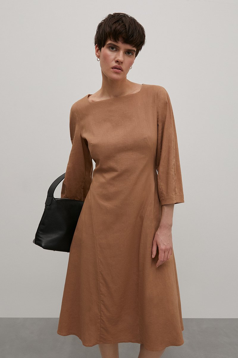 Льняное платье, Модель FSD11067, Фото №1