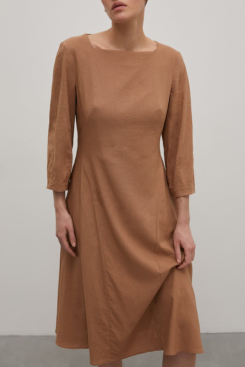 Льняное платье, Модель FSD11067, Фото №3