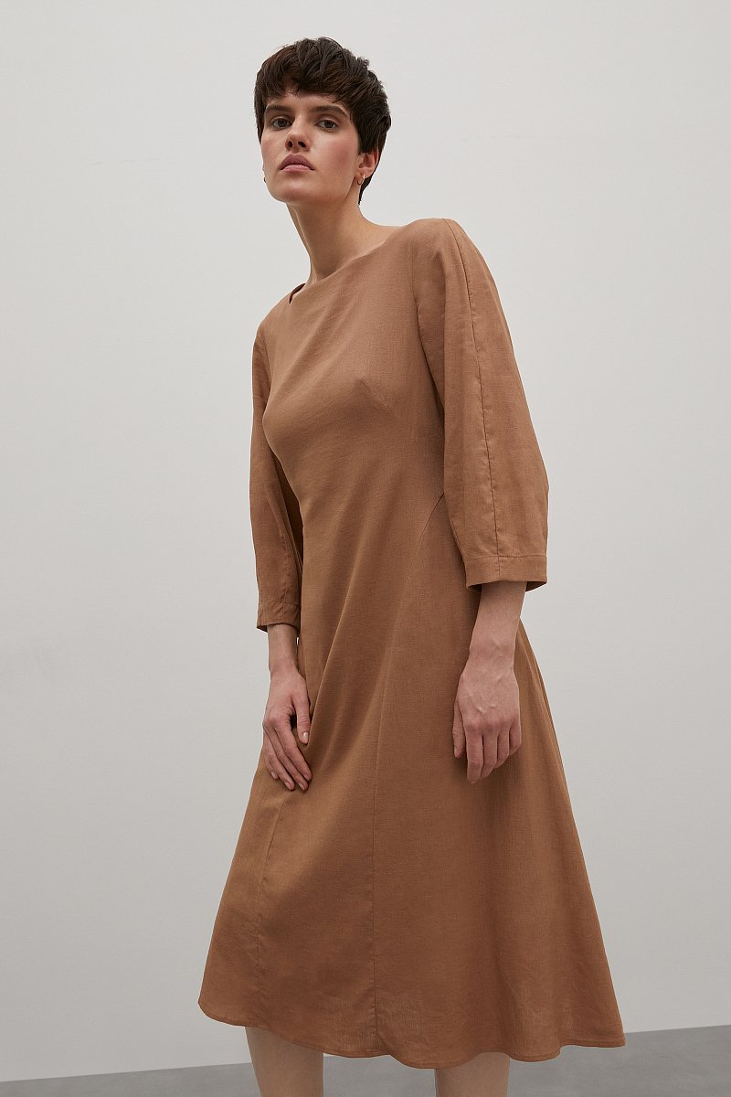 Льняное платье, Модель FSD11067, Фото №4