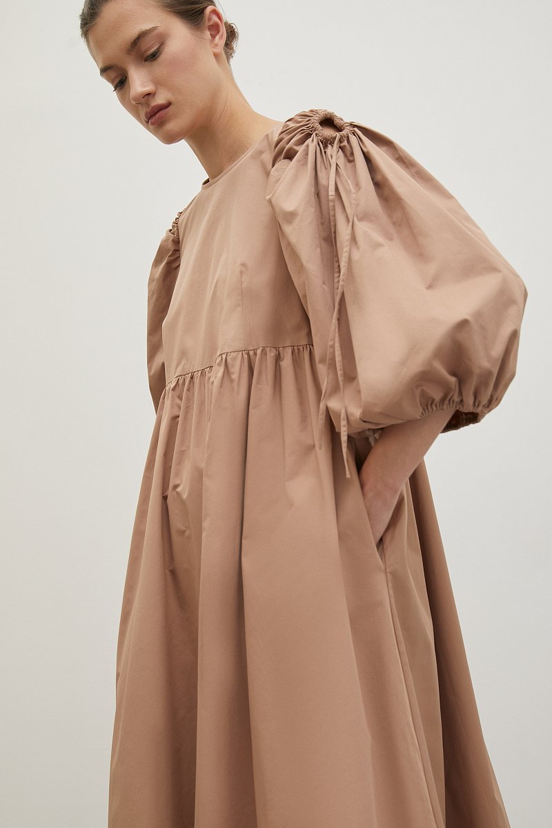Платье с объемными рукавами, Модель FSD11082, Фото №2