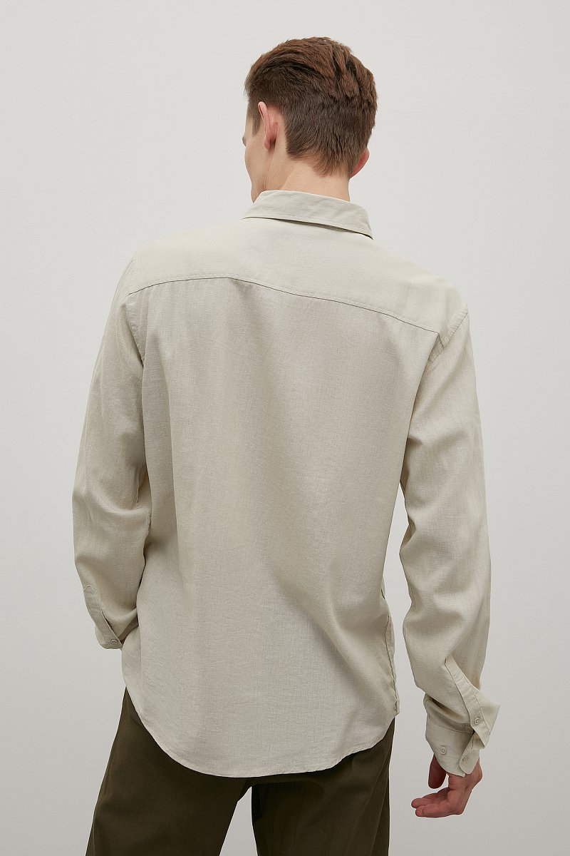 Льняная рубашка, Модель FSD21001, Фото №5