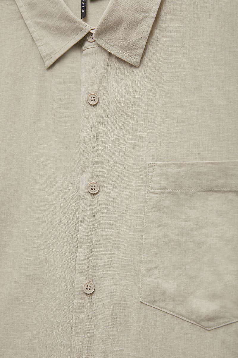 Льняная рубашка, Модель FSD21004, Фото №6