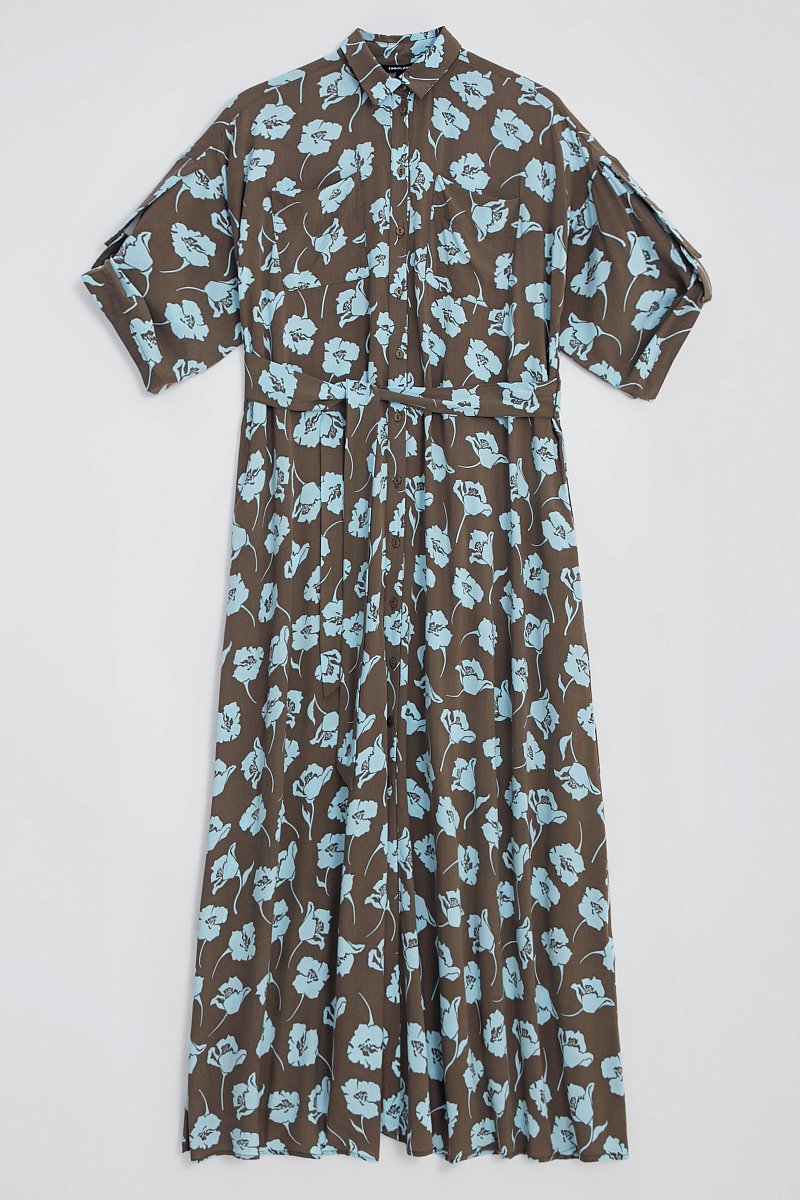 Платье-рубашка с принтом, Модель FSD110214, Фото №8