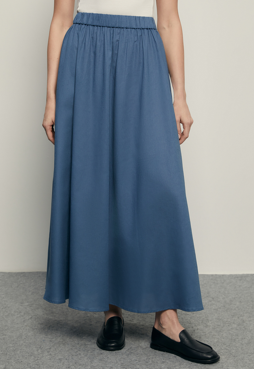 Юбка изо льна и хлопка Юбка изо льна и хлопка