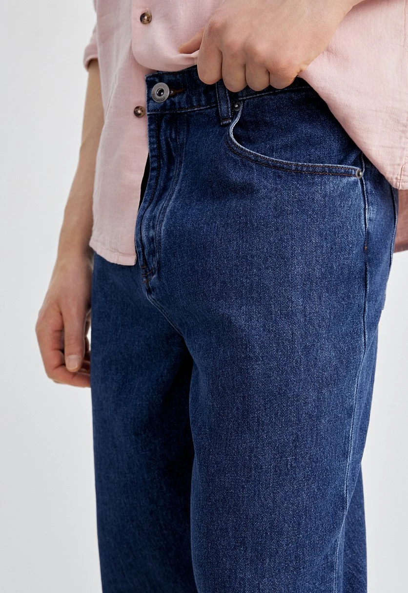 Джинсы straight fit мужские, Модель FSE25009, Фото №6