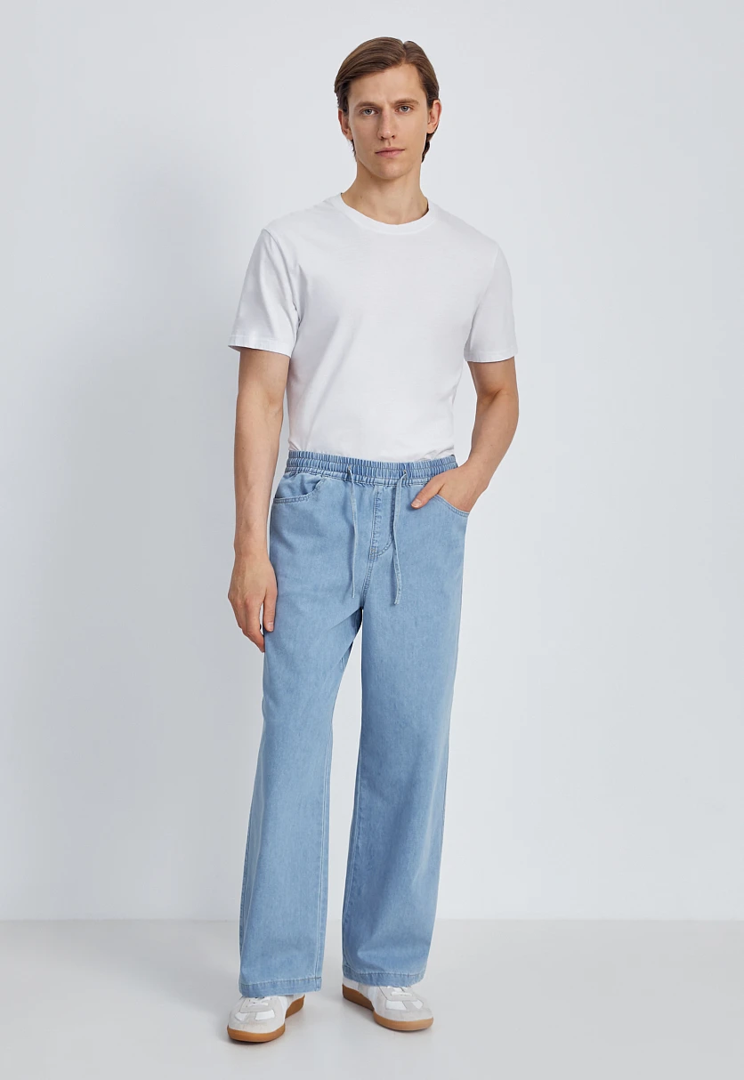 Джинсы wide leg fit мужские, Модель FSE25004, Фото №2