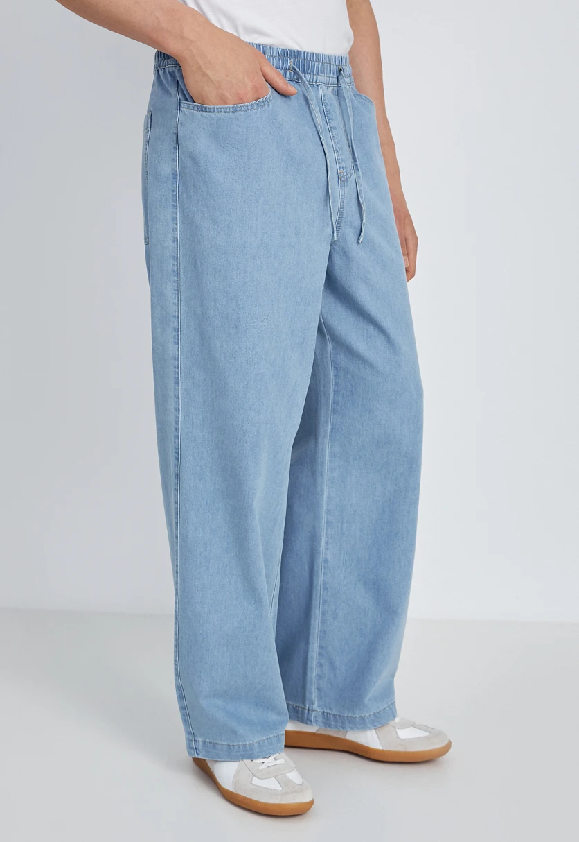 Джинсы wide leg fit мужские, Модель FSE25004, Фото №4